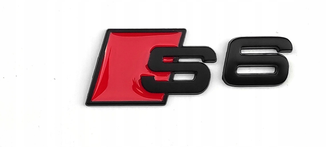 Emblemat Znaczek Napis Do S6 S Line Klapa Tył Czarny