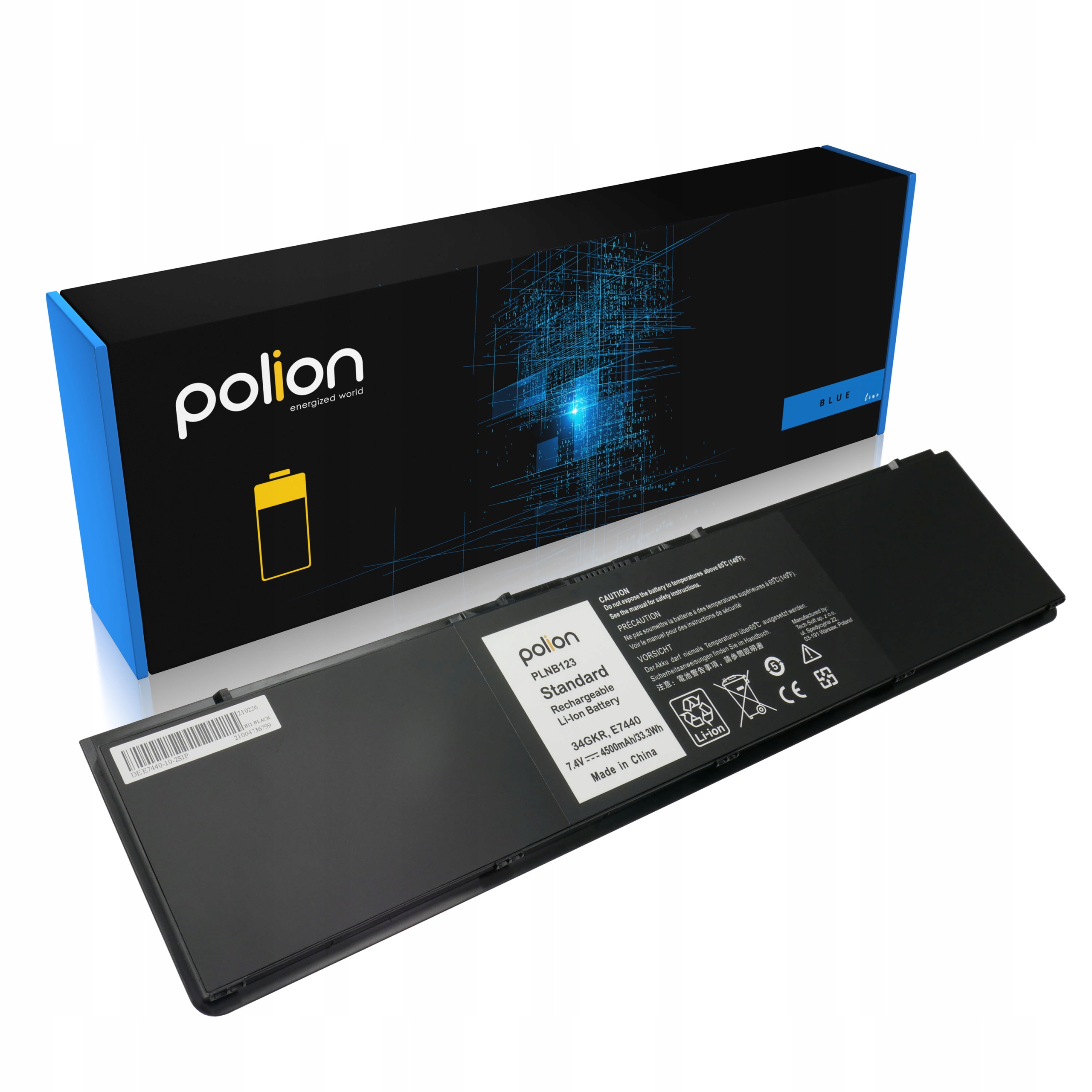 

Bateria 4500mAh do laptopa Dell E7440 E7450