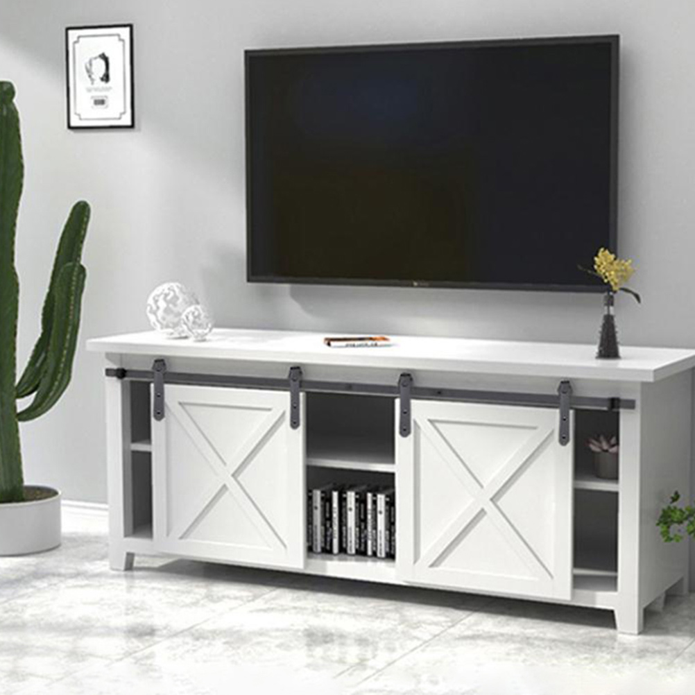 SZYNY PODŁOGOWE DO DRZWI PRZESUWNYCH DRZWI DO STODOŁY SZYNA WISZĄCA ZATRZYMANIE OBRZEWANIA Długość prowadnicy 1.9 m