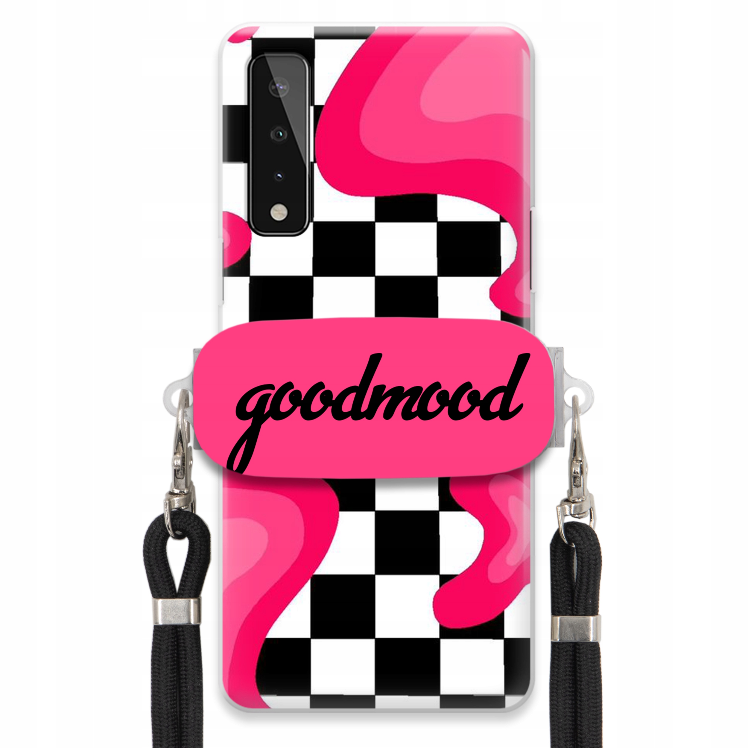 Pouzdro Pro Lg X Stylo 7 5G Set Case Držák Na Vodítko Černá For Teen Splash