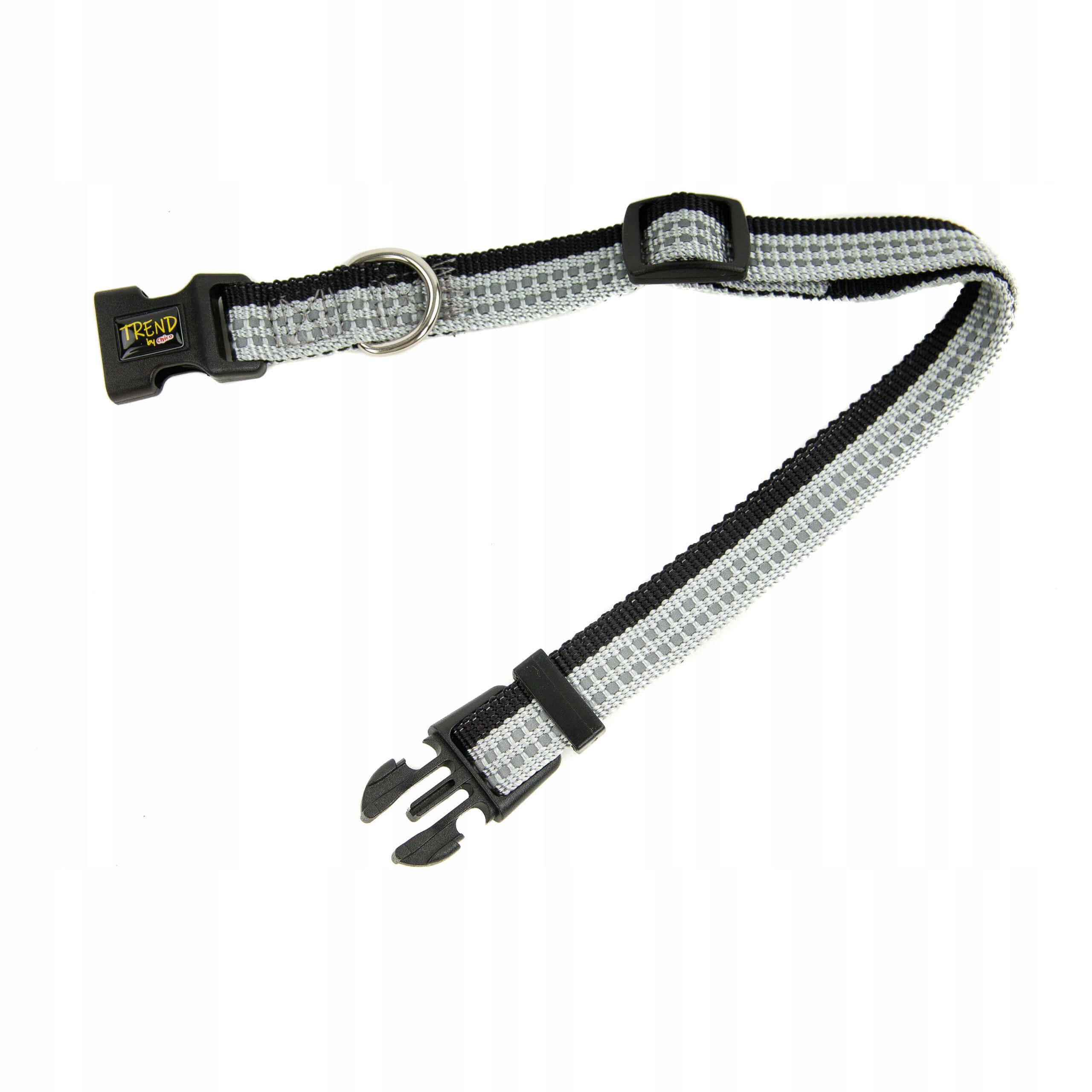 

Trend Obroża dla psa Stripe odblask Czarna 20mm