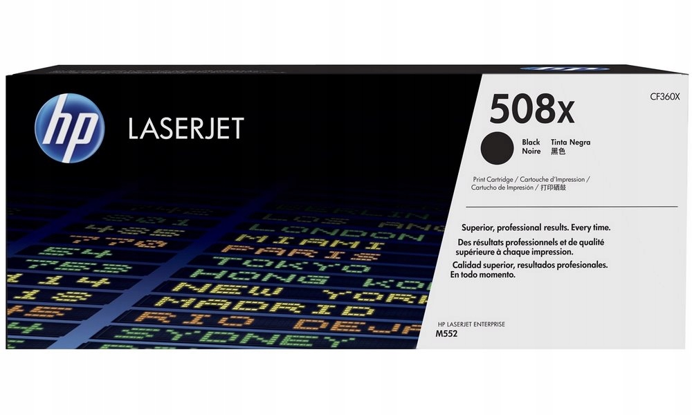 Hp tisková kazeta 508x černá originál, CF360X