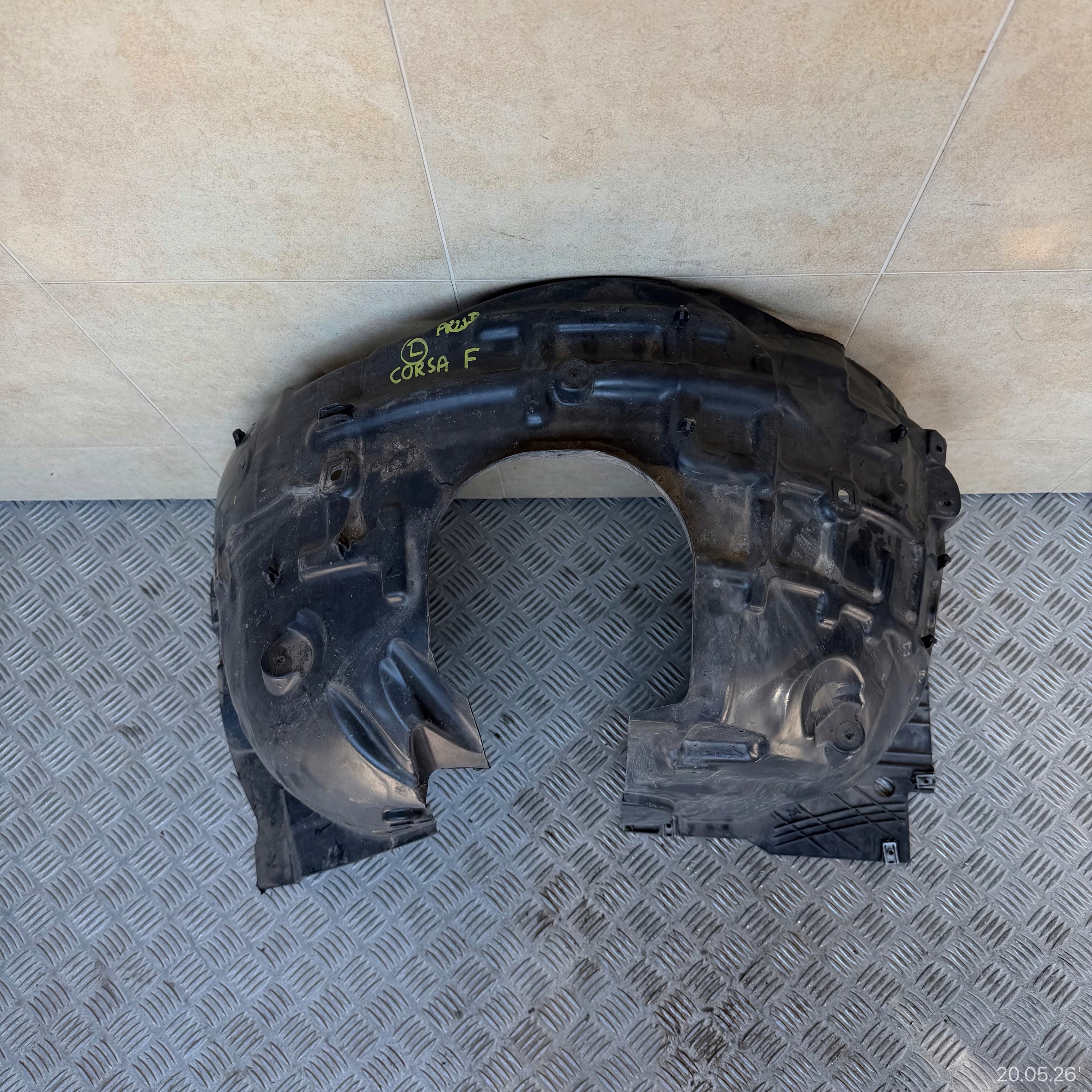 mudguard front left OPEL CORSA F LIFT 9859021480