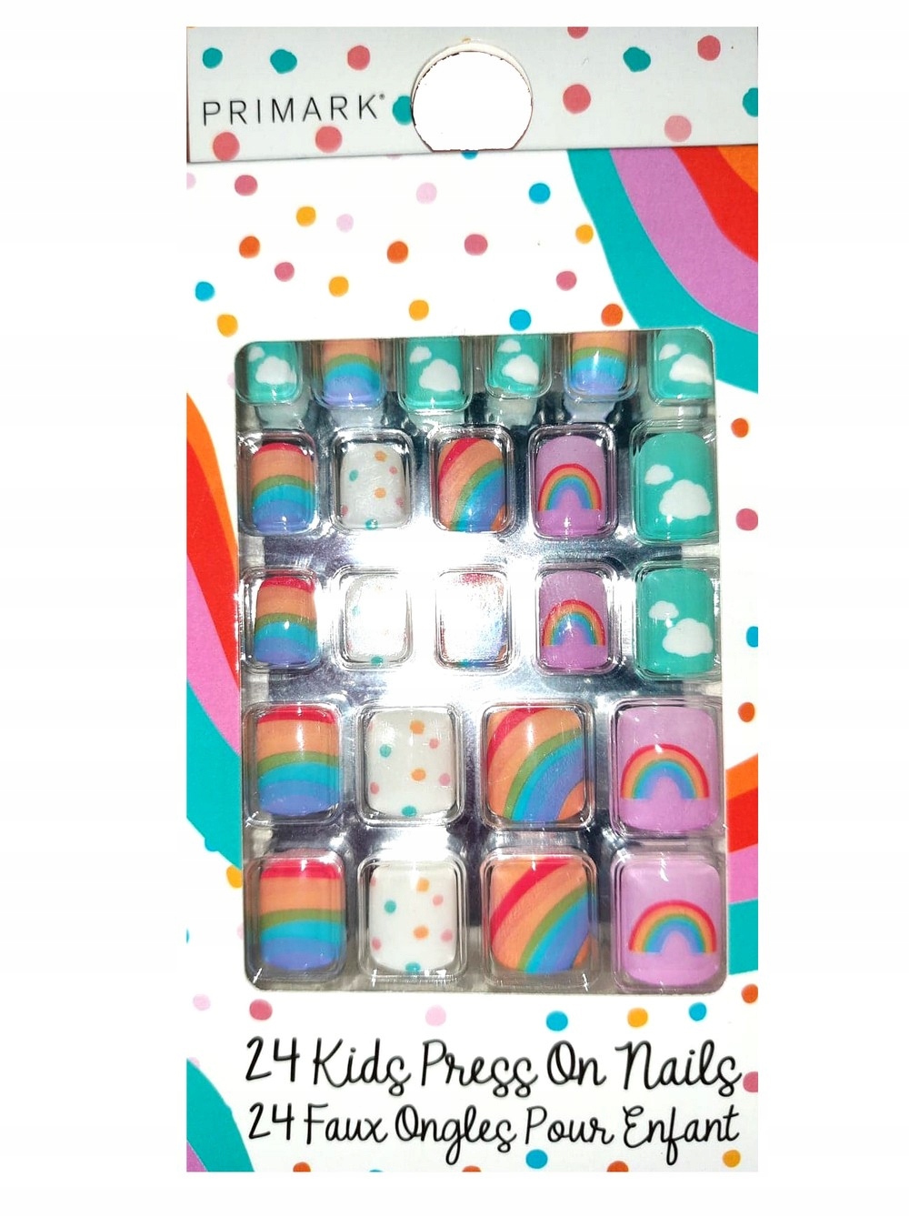 

Tipsy Rainbow Tęcza Primark 24 szt dziewczynki