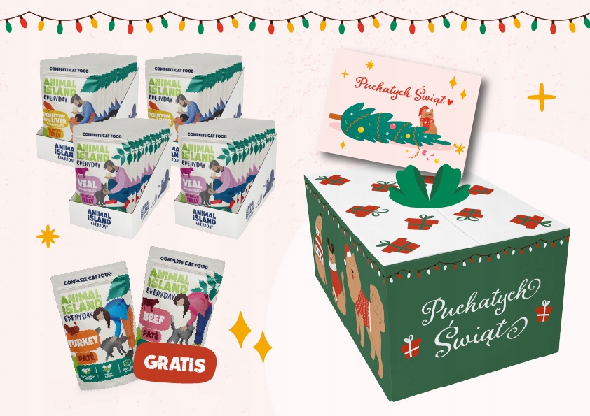 Animal Island Giftbox Cielęcina i Wątróbka 48 X 85G 2 Pasztety