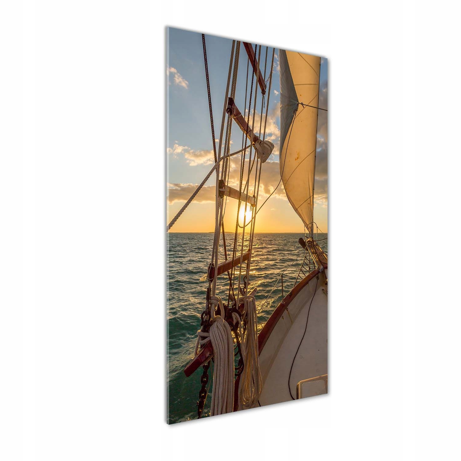 

Foto obraz akryl do salonu Jacht na morzu 50x125cm