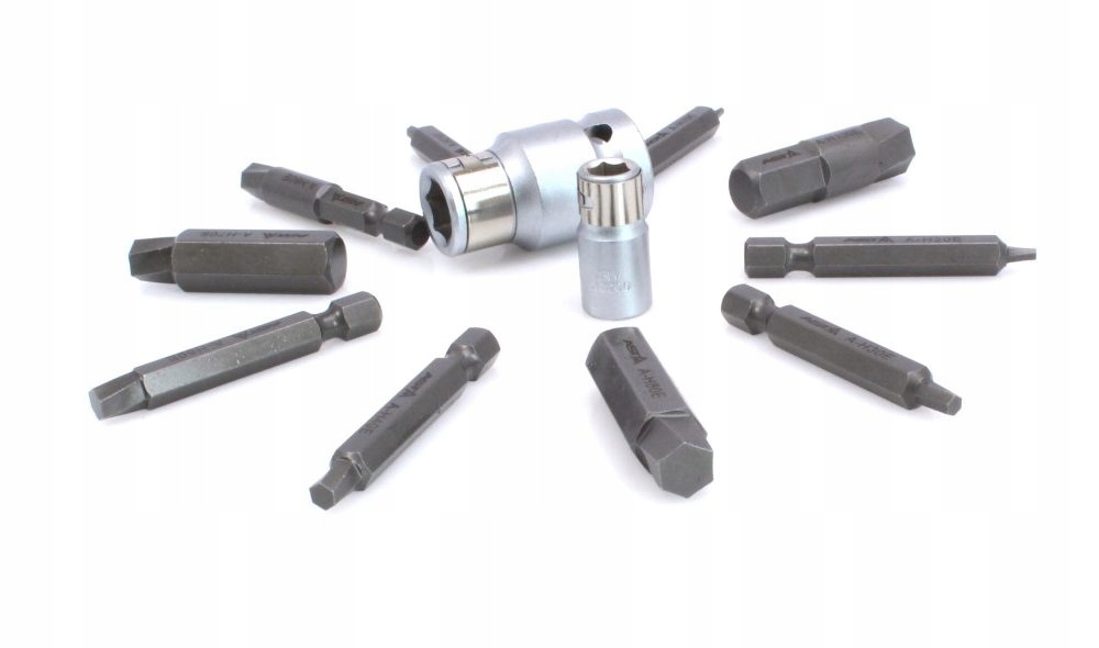 WYKRĘTAKI USUWANIE ŚRUB USZKODZONYCH HEX H1,5-H10 Liczba elementów zestawy