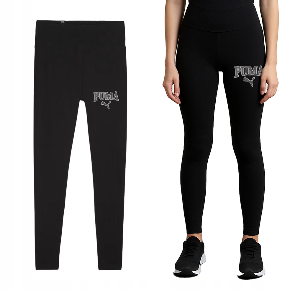 Dámské legíny z bavlny Puma 67790001 legíny do posilovny, černé, velikost XL