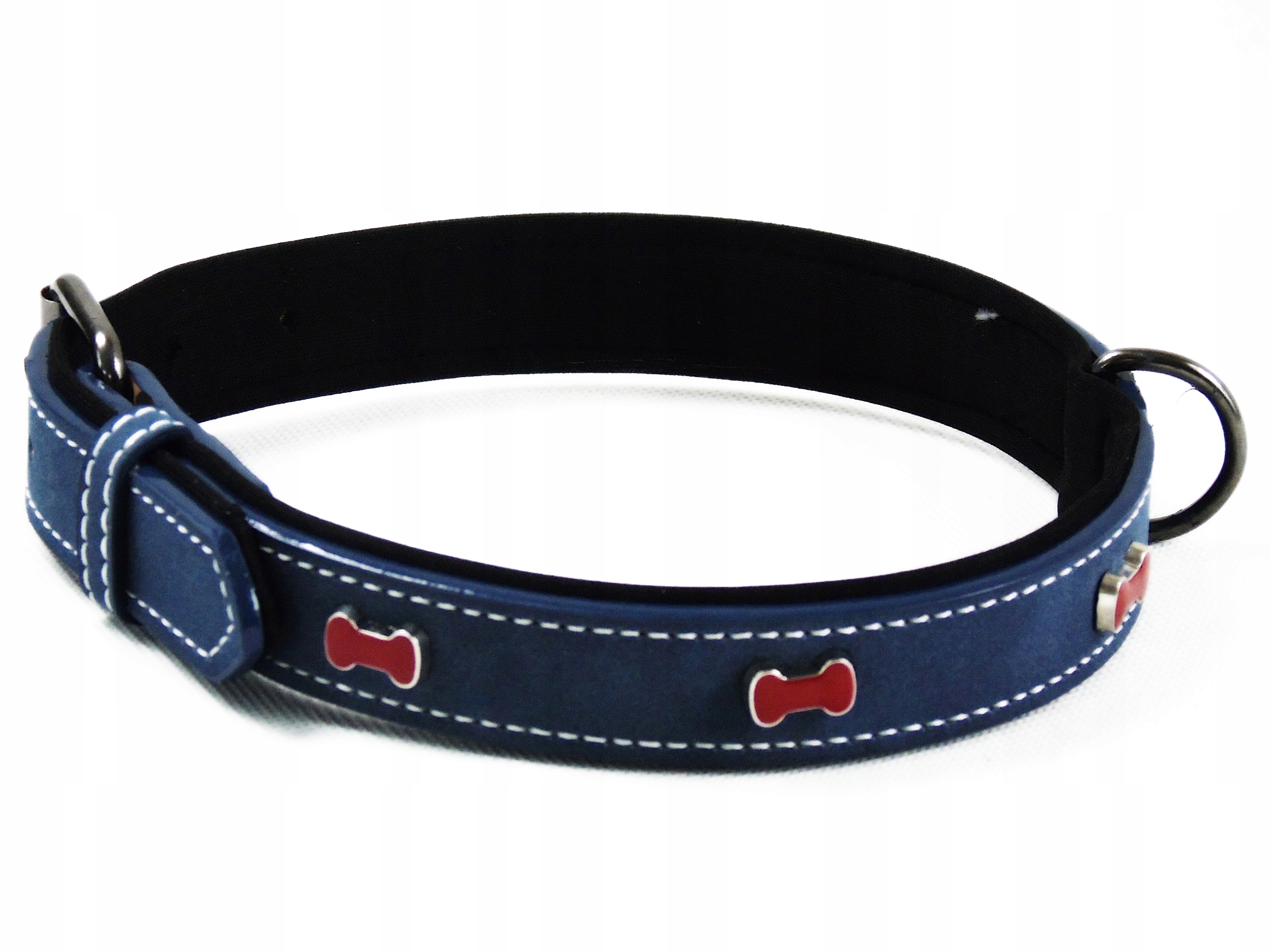 

Skórzana podwójna obroża dla psa kota 24-30cm S