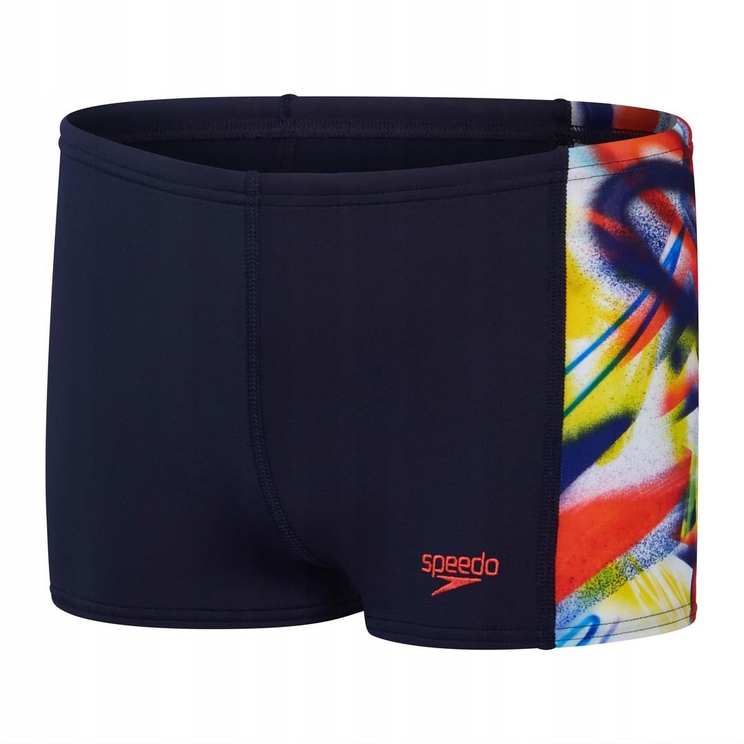 Szorty kąpielowe Speedo Digi Alov Panl Short Junior Black/red 140