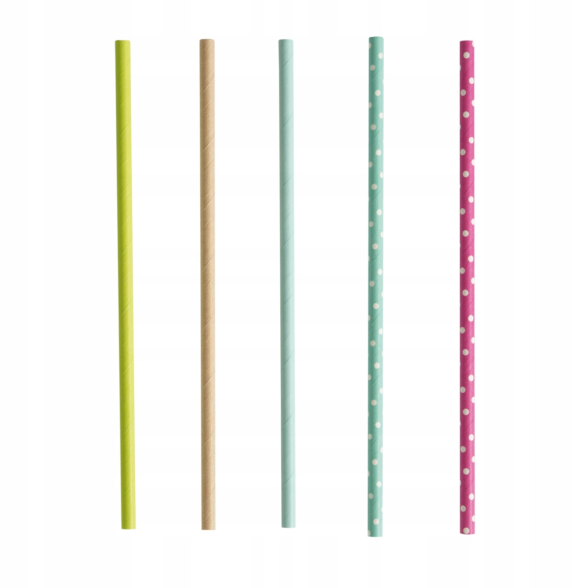 SŁOMKI JEDNORAZOWE PAPIEROWE EKOLOGICZNE 24 szt.