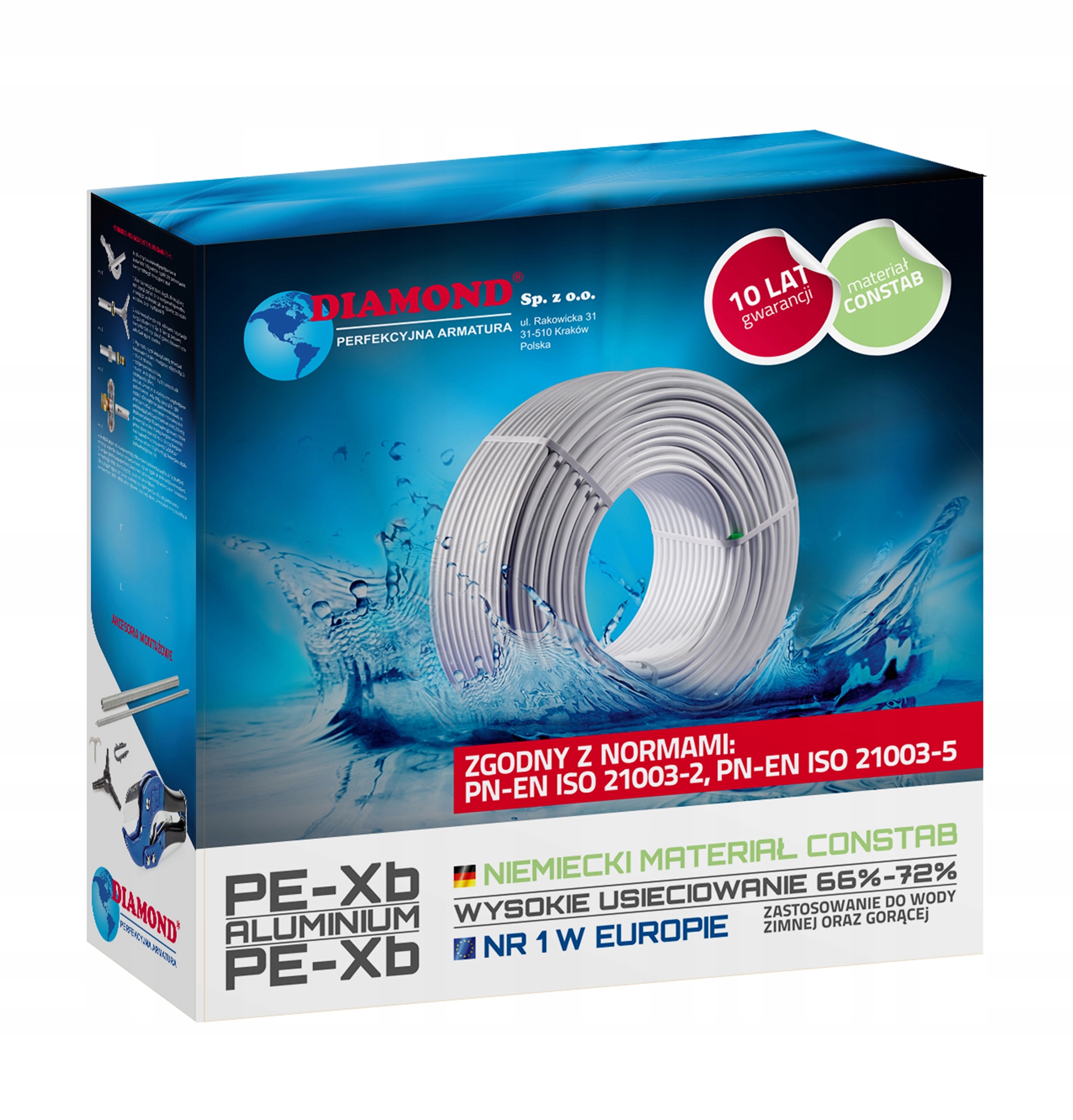 Rura Pex/al/pex 25 mm Diamond 25 mb Typ rura PEX