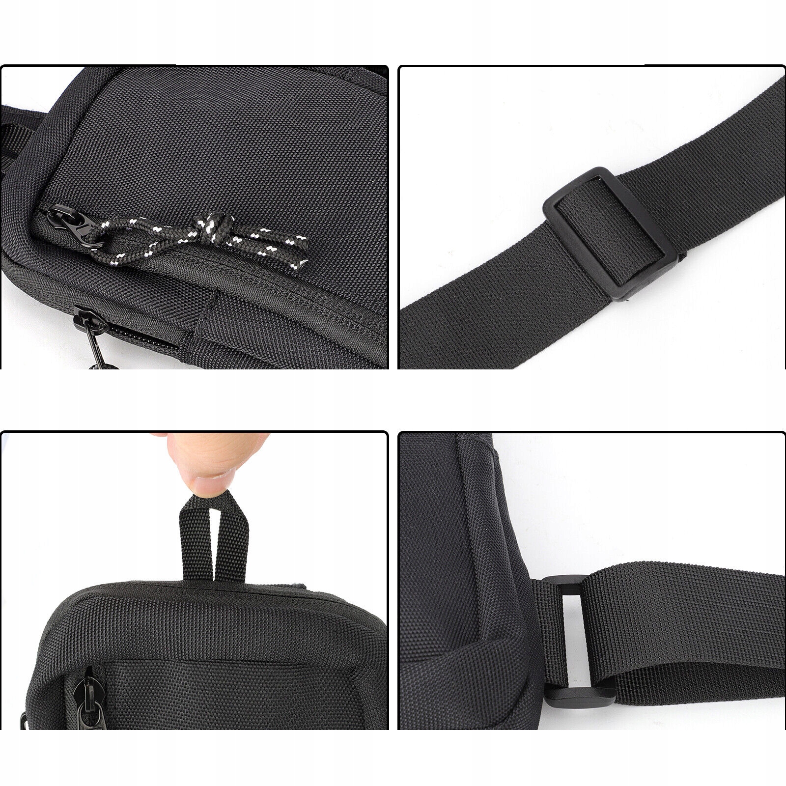 PLECAK MAŁY SASZETKA MIEJSKA TOREBKA NA RAMIĘ TORBA NA KLATKĘ PIERSIOWĄ Marka bez marki