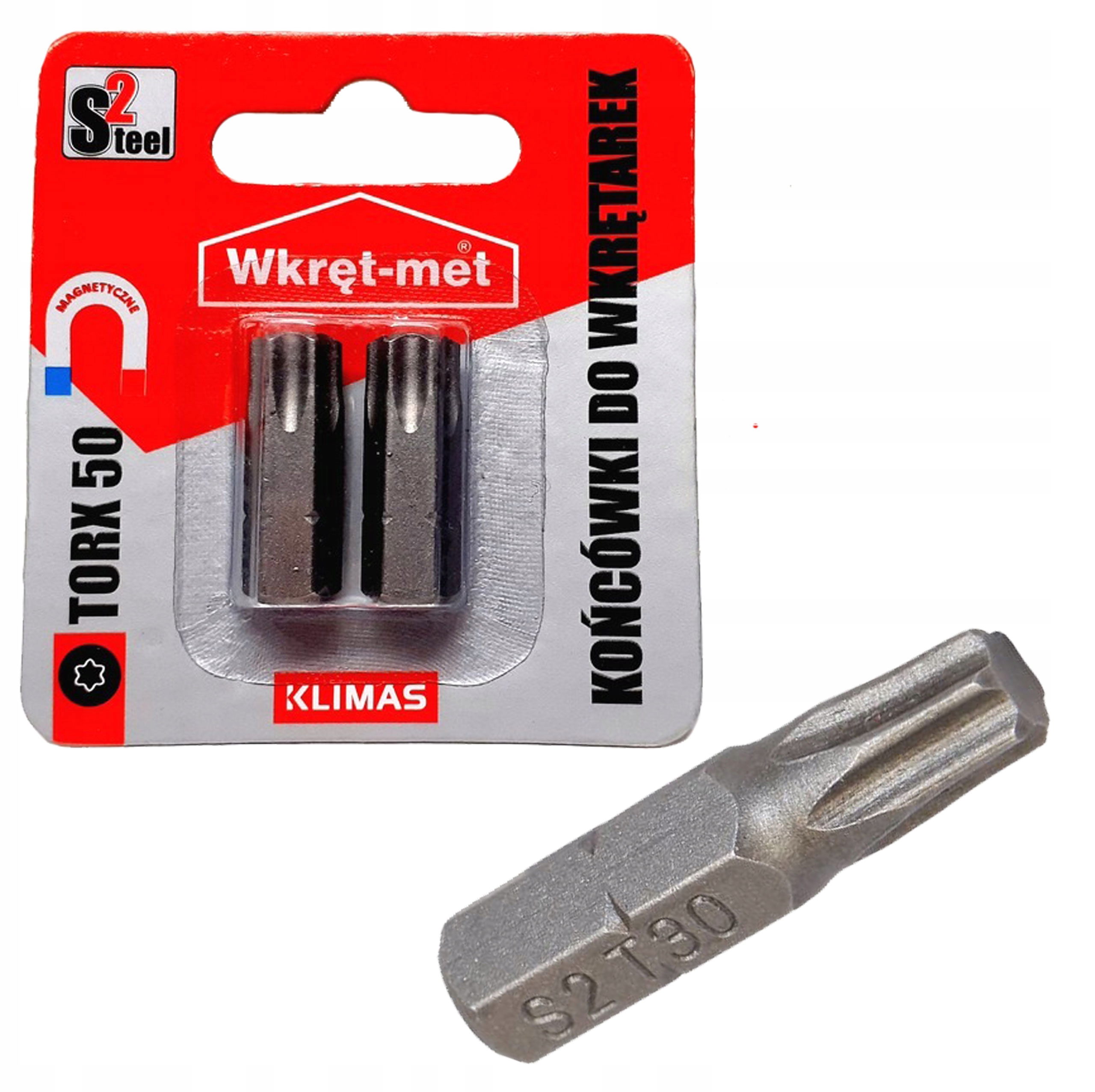 

Końcówki do wkrętarek bity bit Torx Tx 50 2 szt.