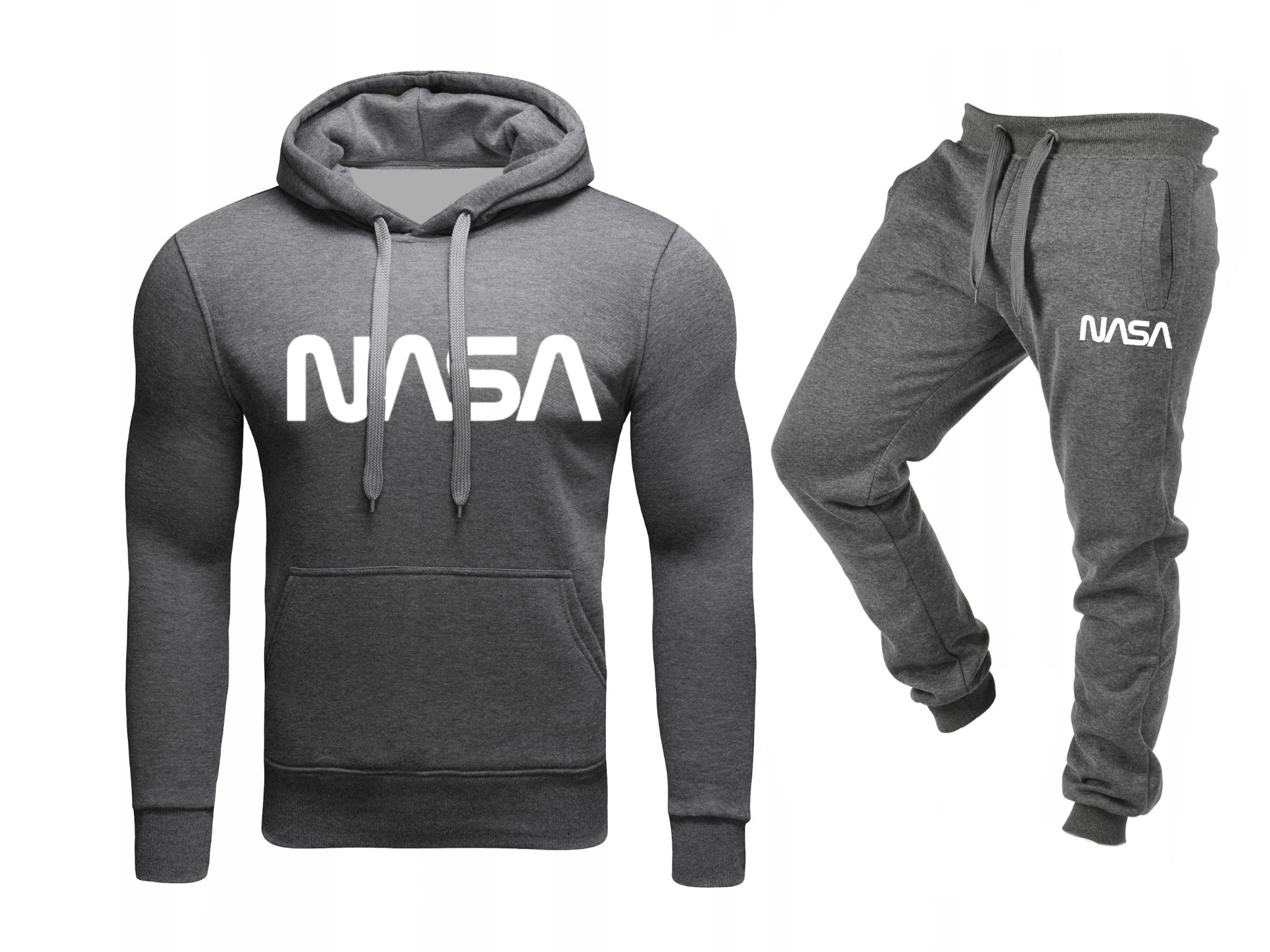 Teplákovka Tepláková Souprava Nasa Šedá XXL