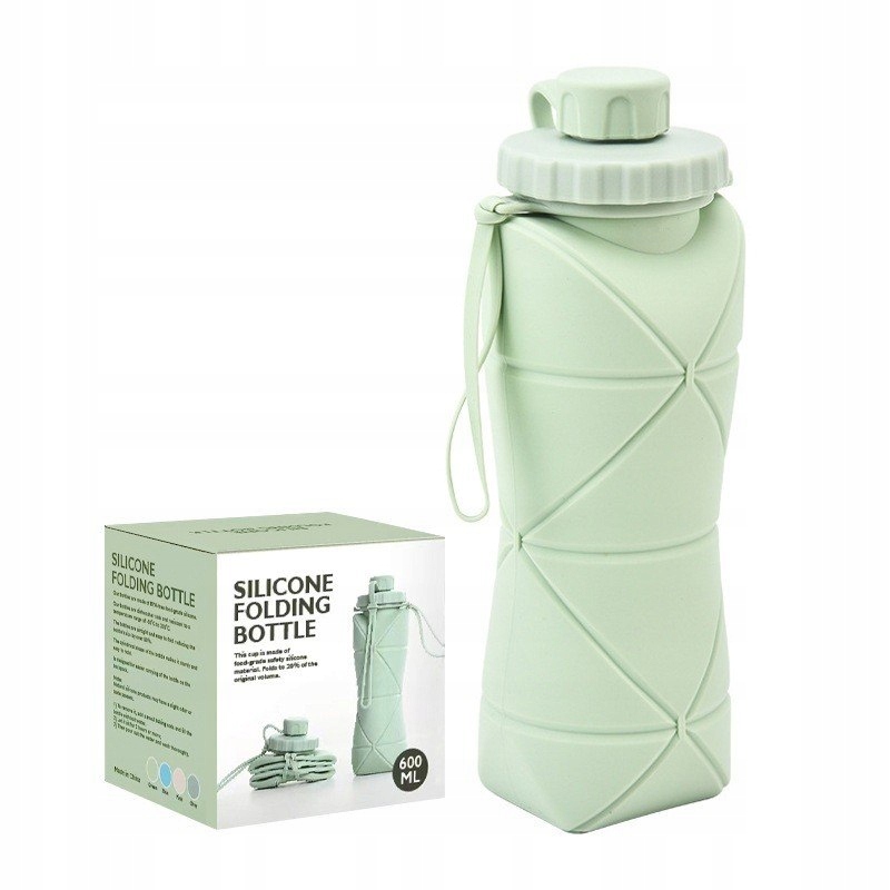 Miękki bidon (softflask) BD11ZIE 600 ml odcienie zieleni