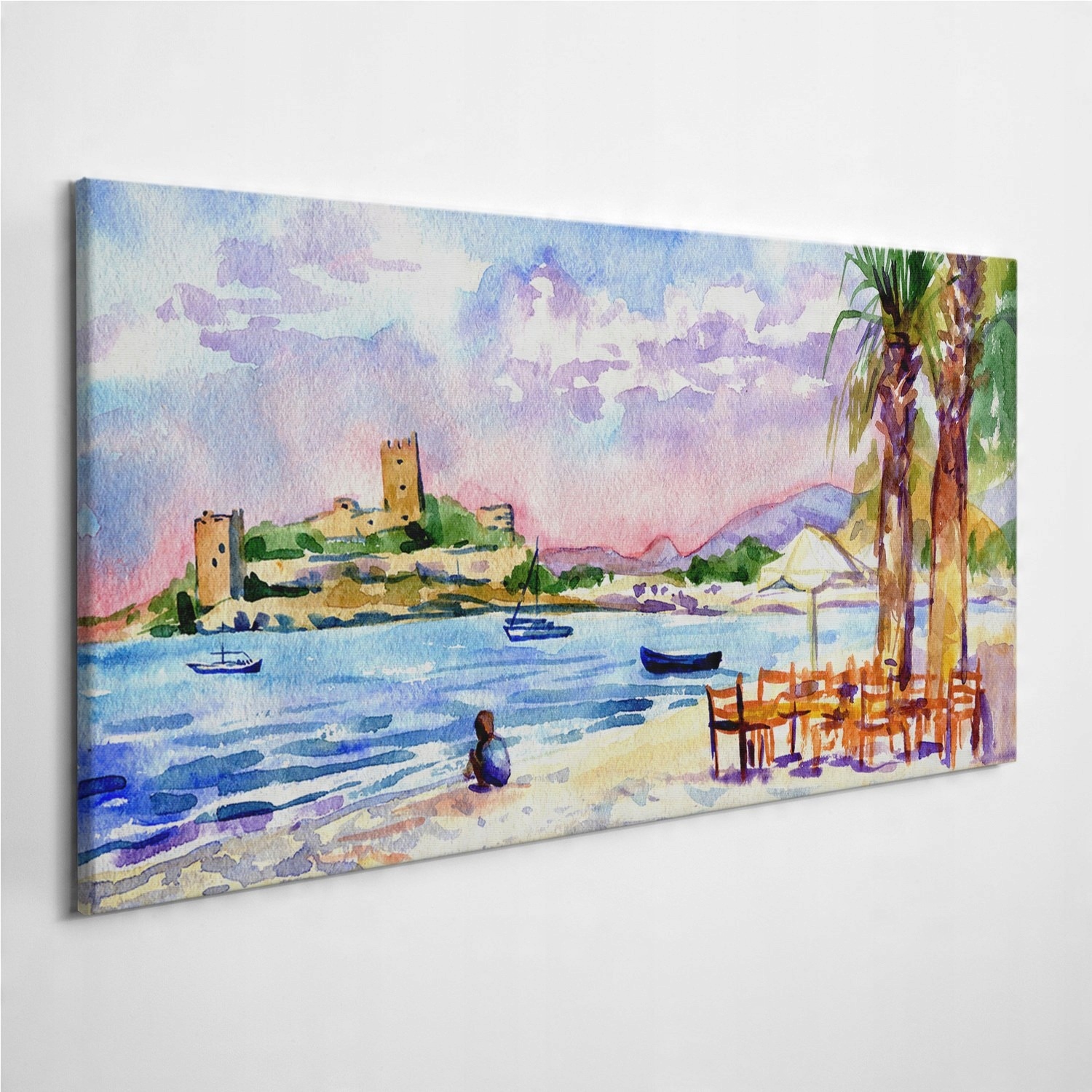 

Fotoobraz na ścianę Akwarele Plaża Sztuka 100x50