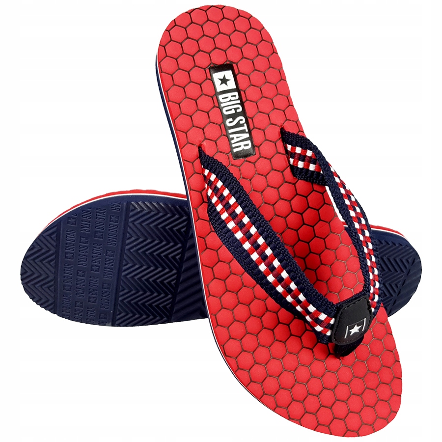 

Klapki Big Star damskie czerwone DD274a252 39