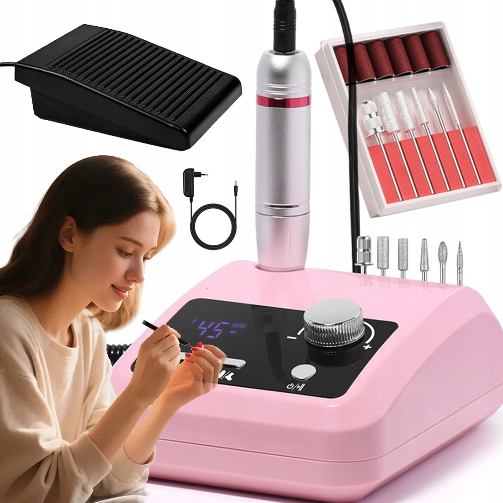 Pilník Na Nehty S Nízkou Hladinou Hluku LCD displej 220 V