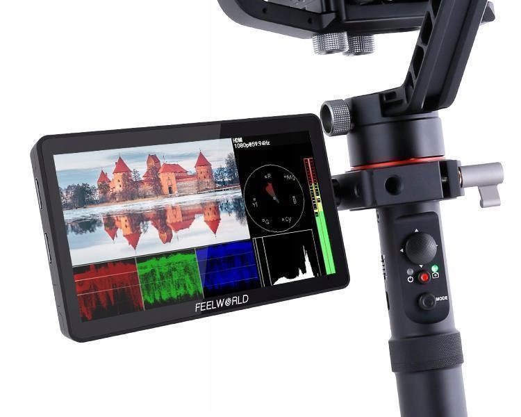 Náhledový monitor Feelworld F6 Plus V2 – 6“|3D Lut|hdr|hdmi 4K|Touchscreen