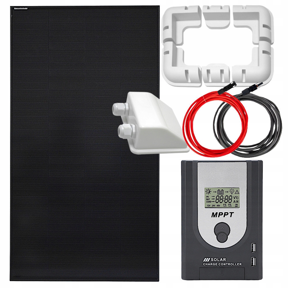 Fotovoltaický Solární Set 170 W S Držáky Pro Obytný Vůz Jachty