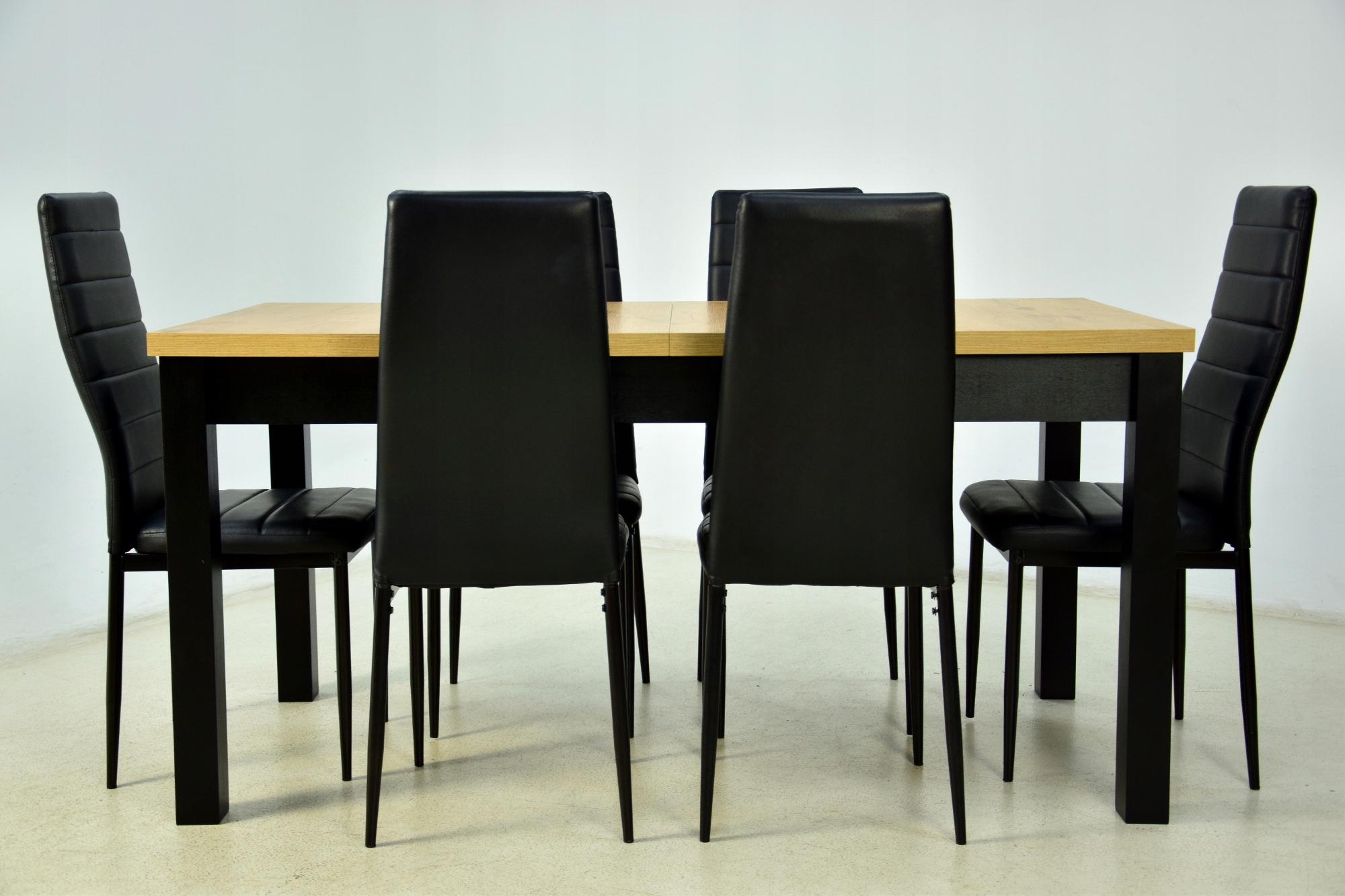 Rozkładany stół do 2m + 6 krzeseł EKO do KUCHNI Waga produktu z opakowaniem jednostkowym 50 kg