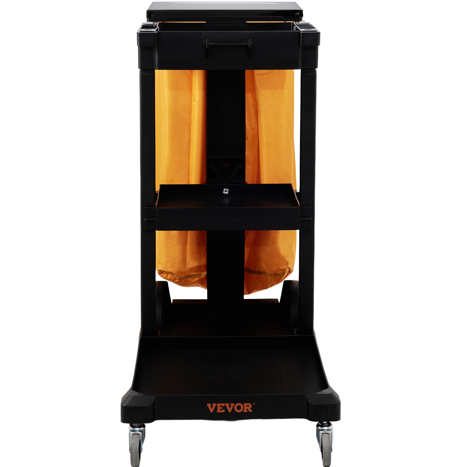 VEVOR Wózek Do Sprzątania Wózek Dozorcy Z 3 Przegrodami Wydajność 90,7 kg Marka Vevor