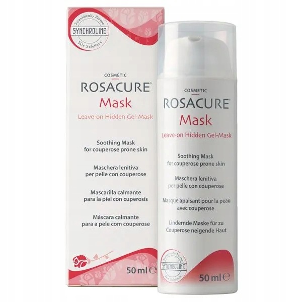 Synchroline Rosacure Mask – zklidňující maska pro pleť s růžovkou