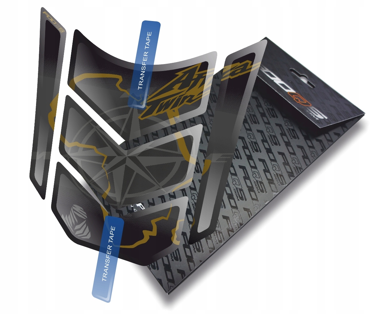 Tank-pad od firmy Fooqs pro Honda Africa Twin Crf Hrv Černý Zlatý