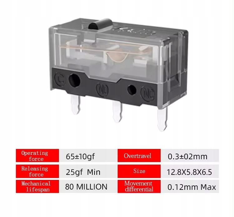 Kailh GM8.0 przełącznik do myszki Producent Inna