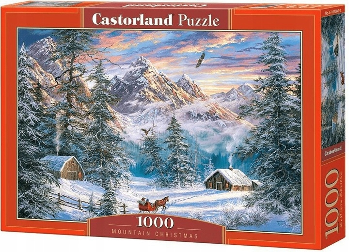 

Puzzle 1000 Mountain Christmas Święta w górach