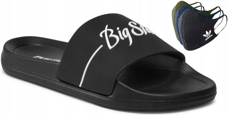 

37 Klapki Damskie Czarne Big Star Adidas Maska