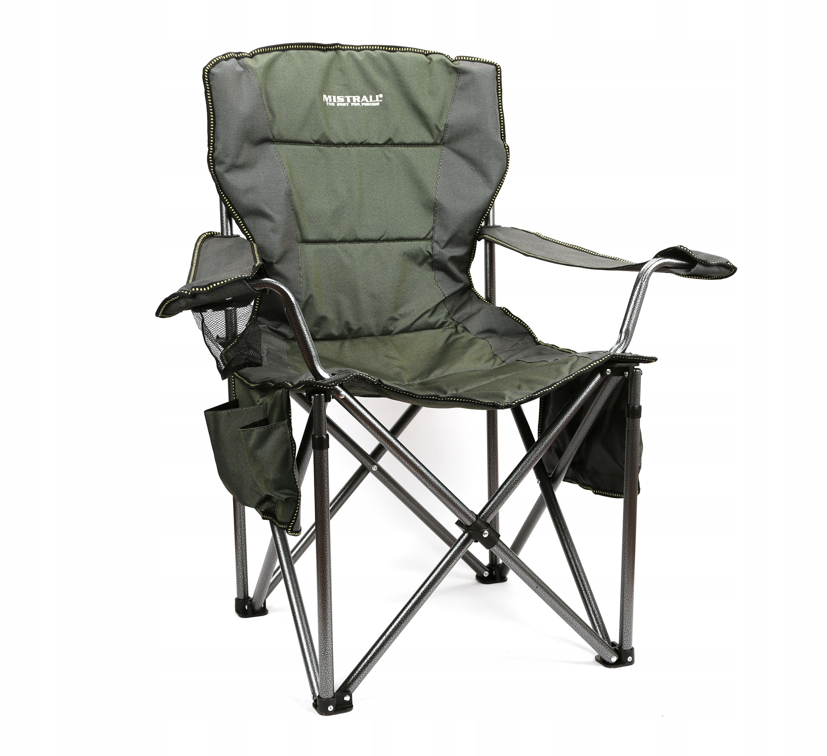Krzesło Wędkarskie Mistrall Z Uchwytem Na Napoje