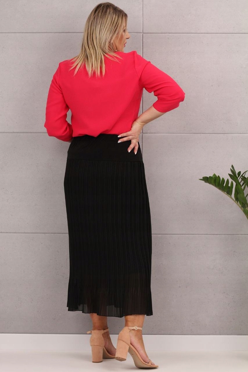 SPÓDNICA PLISOWANA POLSKI PRODUCENT ELEGANCKA WIZYTOWA DUŻE ROZMIARY Płeć kobieta