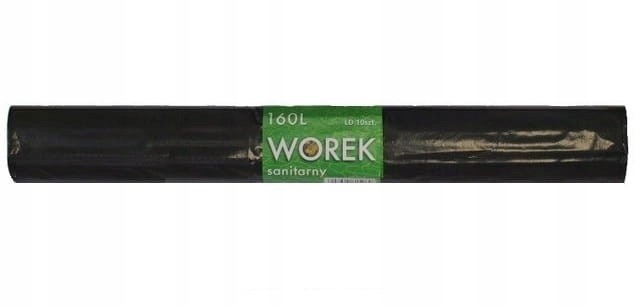 

Worki na śmieci 160l x 10szt czarne Mocne
