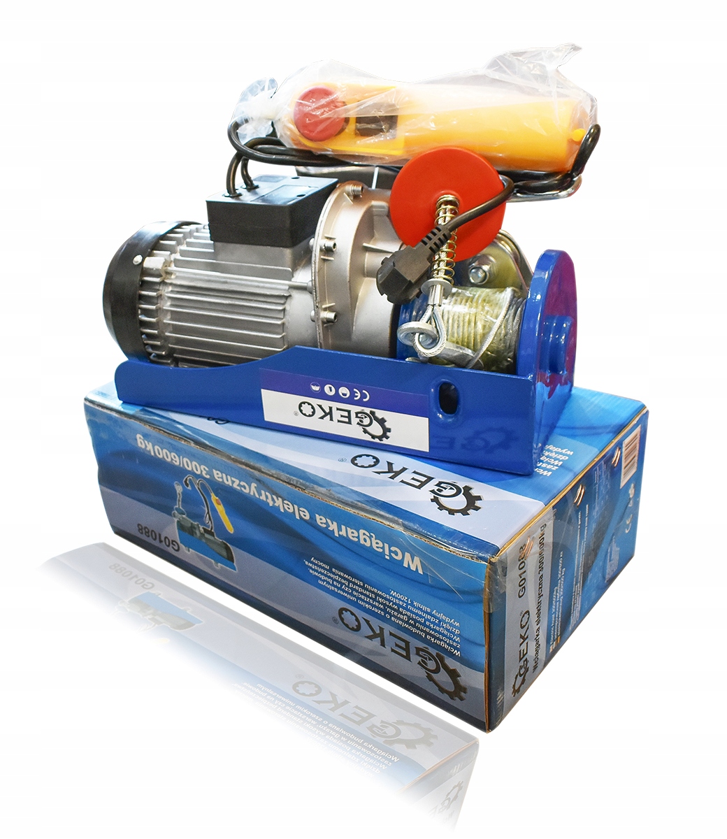 ЭЛЕКТРИЧЕСКАЯ КАНАТНАЯ ЛЕБЕДКА 300/600 КГ УСИЛЕННАЯ