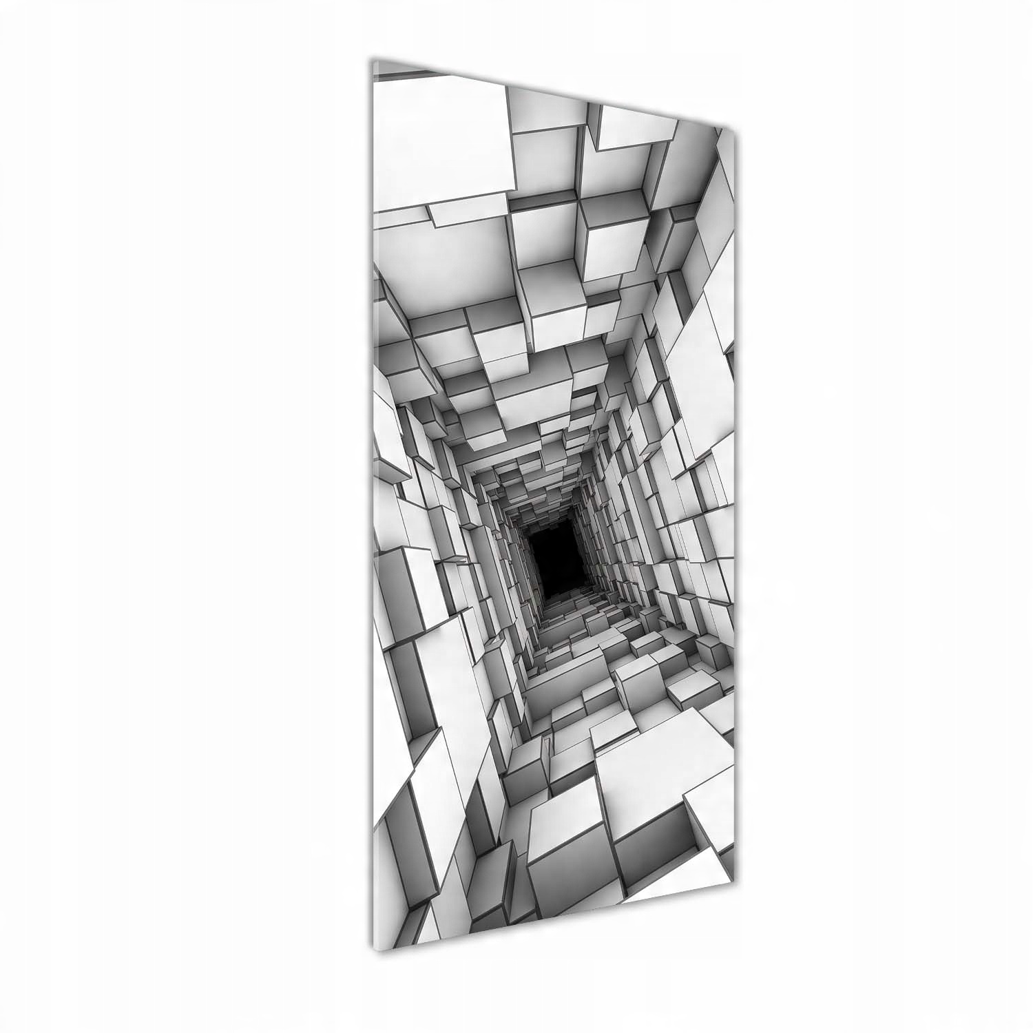 

Foto-obraz na szkle Tunel z sześcianów 50x125 cm