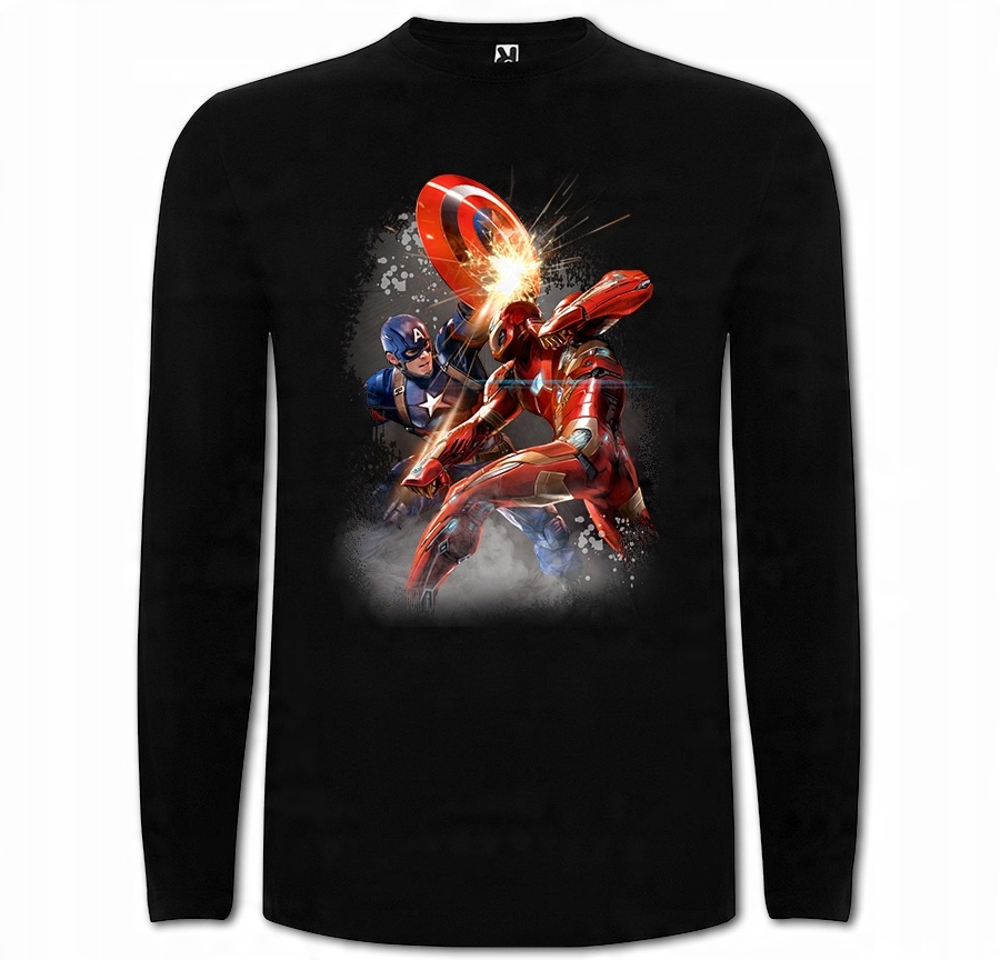 

Long Iron Man Vs Kapitan Ameryka CIVIL War 3XL