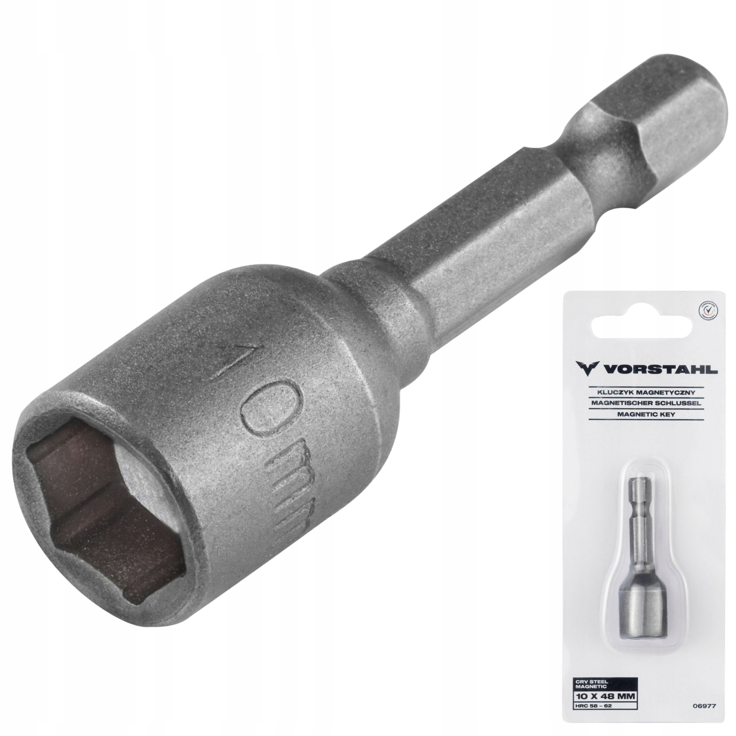 Kluczyk magnetyczny CrV Steel 8x48mm Vorstahl