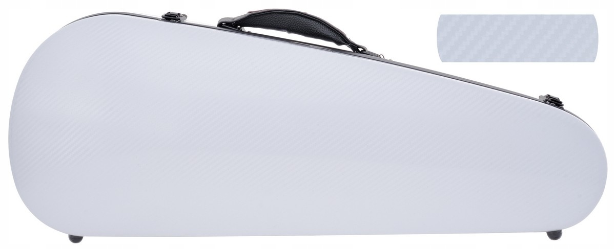Kompozitní houslové pouzdro pro housle 4/4 SlimFlight M-case Bílý Spec 3D