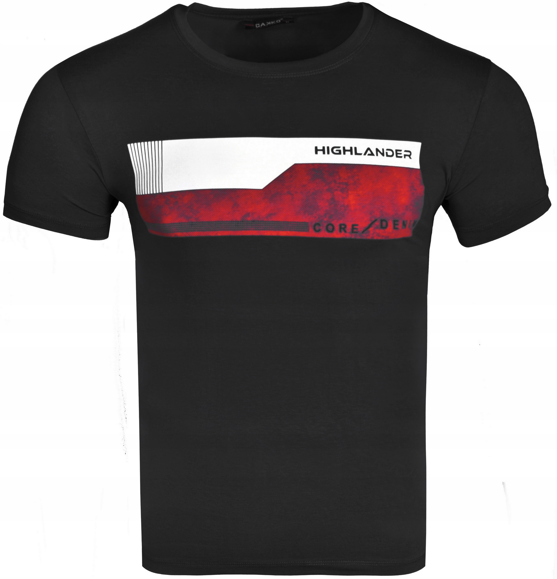 

Męski T-shirt Koszulka Elastan Print Jakość