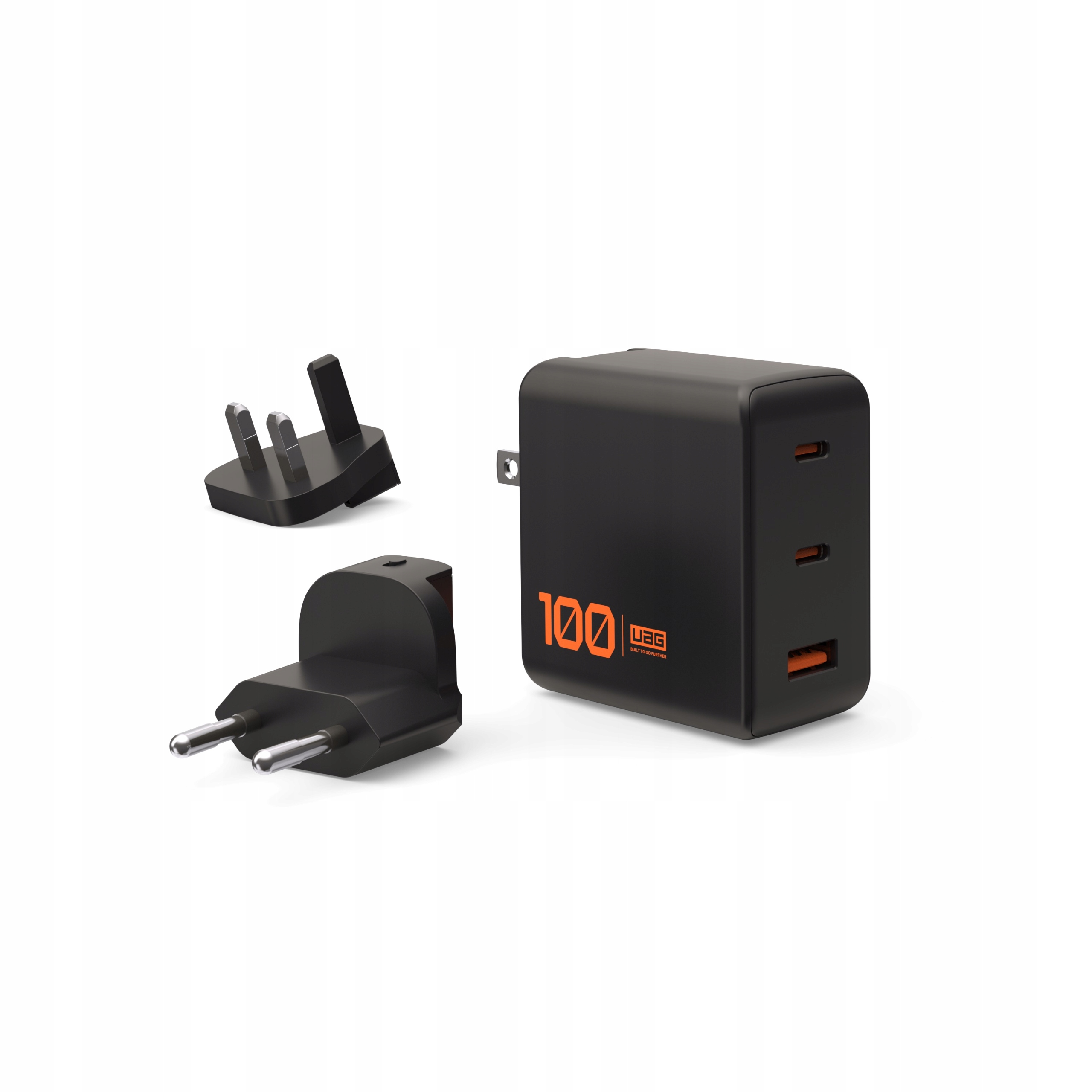 Uag Srge Nabíjačka 100W GaN 3 porty Usb-c Usb-a Cestovná Eu Uk Us