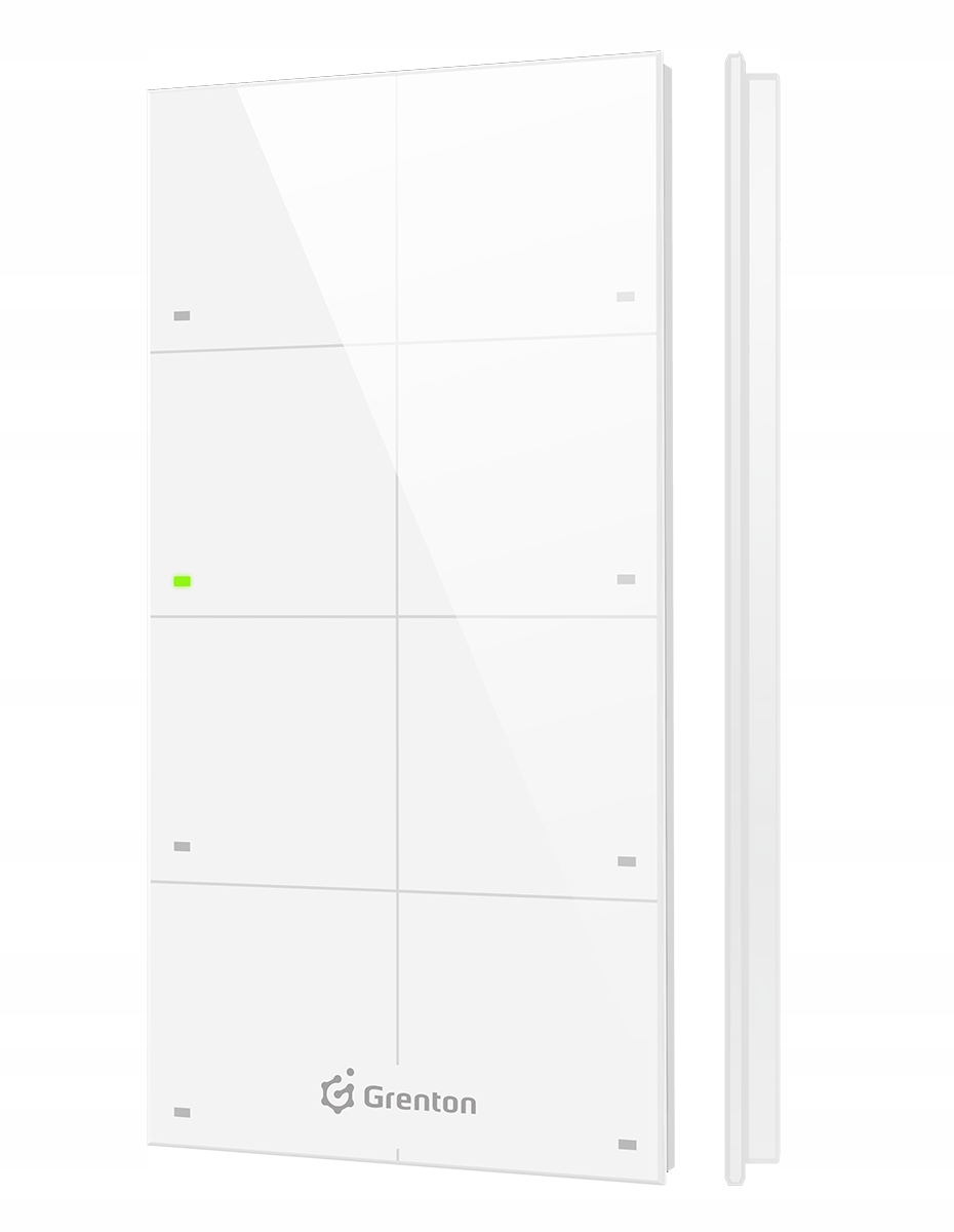 GRENTON TOUCH PANEL 8B BIAŁY|Instalacja|Wsparcie|