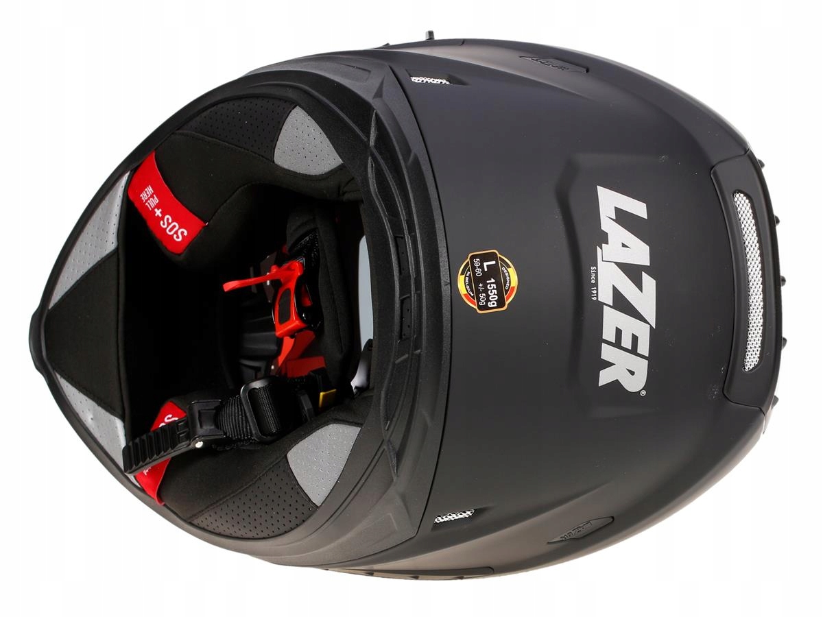 Kask LAZER RAFALE Z-Line Black Mat GRATIS rozm. XL Cechy dodatkowe deflektor nosa demontowalny podbródek