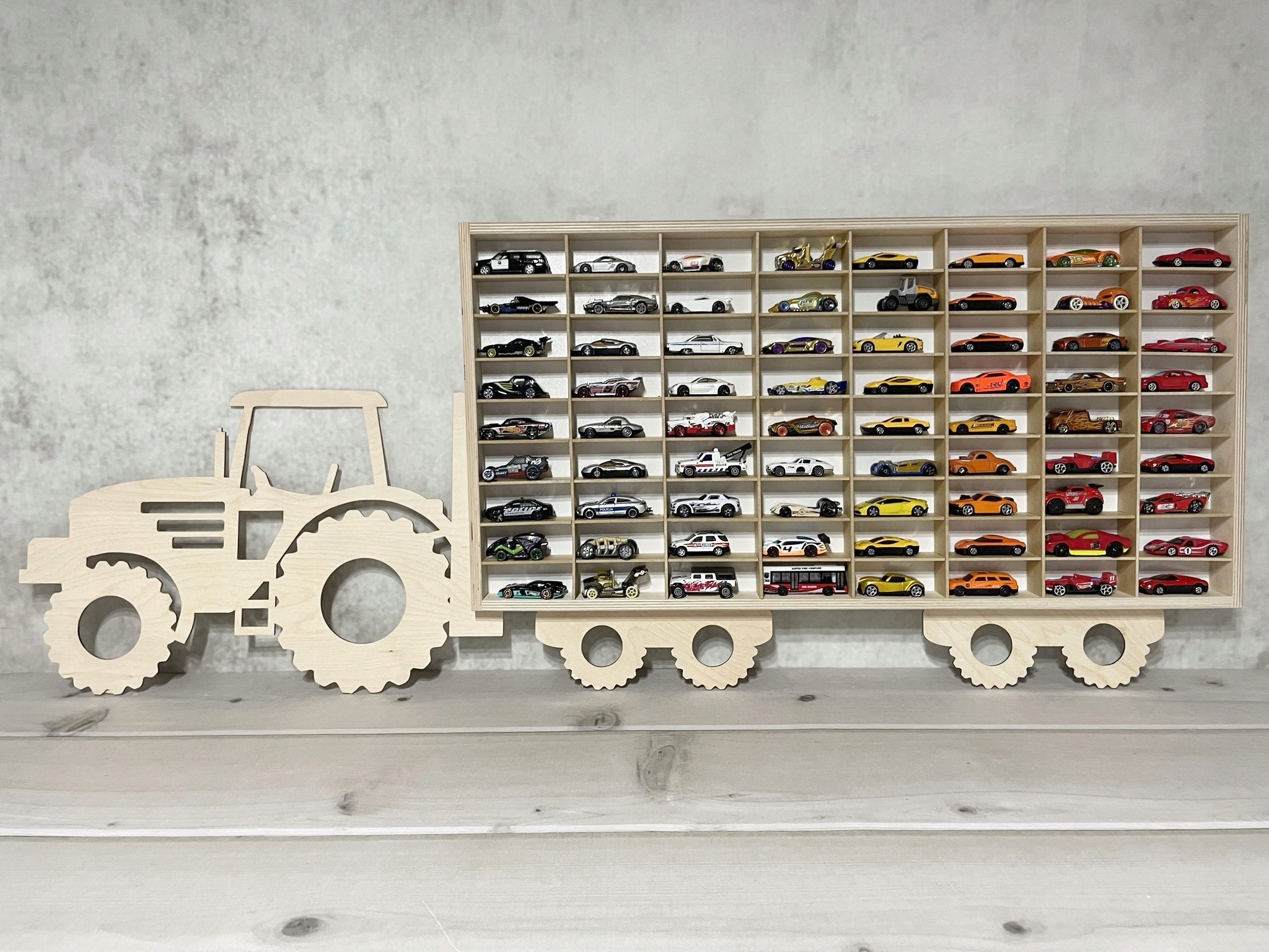 NOWOŚĆ półka TRAKTOR regał 72 resoraki hot Wheels Kod producenta traktor