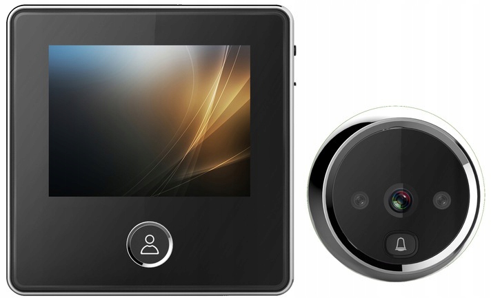 Moderní kukátko s CCD kamerou a funkcí zvonění 3.0"