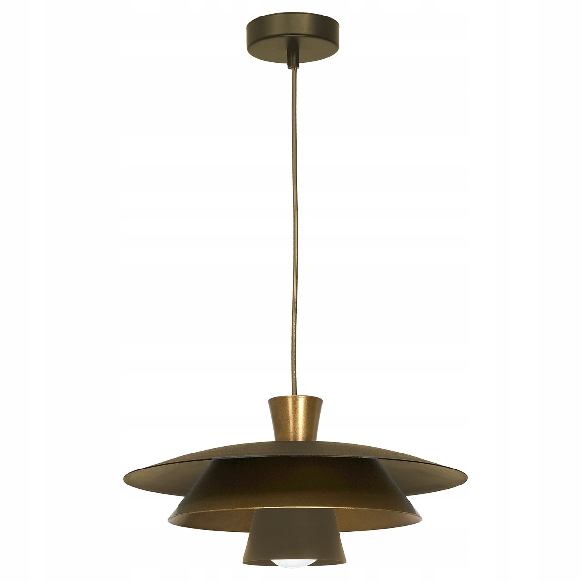 Titanová závěsná lampa zlatá, moderní, dekorativní, do obývacího pokoje Luminex
