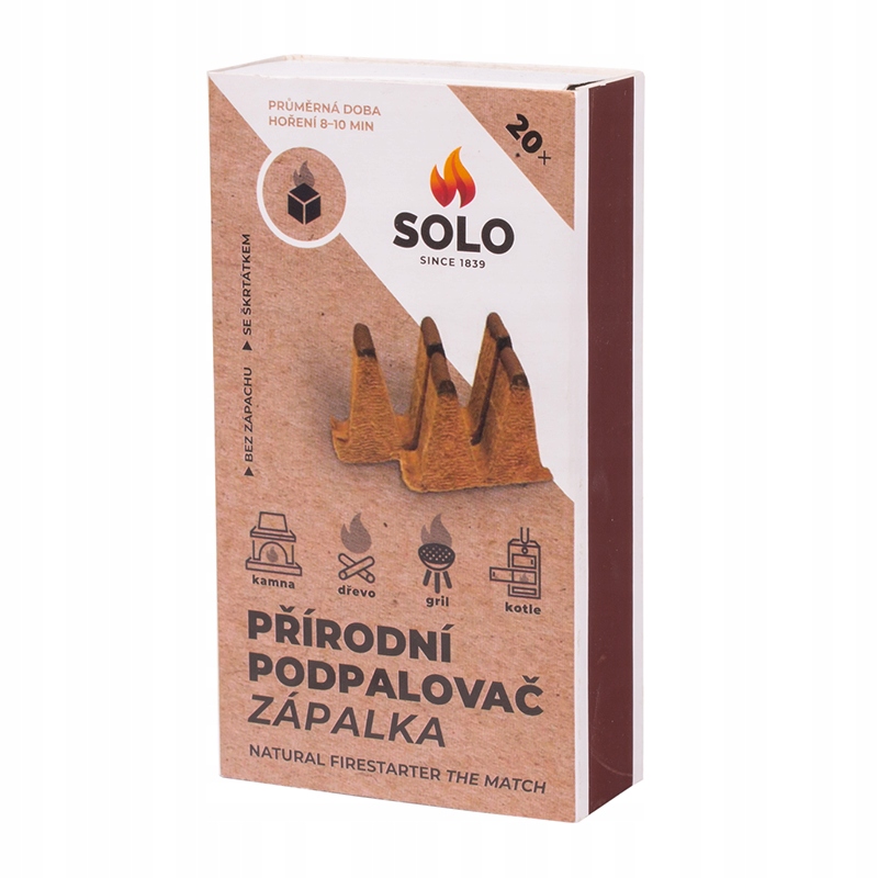 Podpaľovač prírodný Zápalka 20 ks Epo