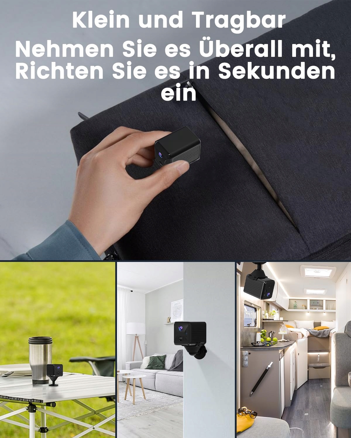 BEXTGOO Kamera 4G LTE z SIM Bezprzewodowa 5200mAh AI Detekcja Ruchu — miniatura 5