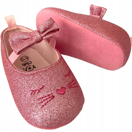 BUTY DLA NIEMOWLĄT BUCIKI NIEMOWLĘCE NIECHODKI PAPUCIE KAPCIE roz 19 6-12mc Kod producenta OB-110
